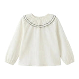 Scallop Collar Blouse