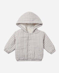 Hooded Woven Jacket Blue
Gingham