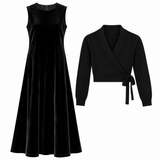 Long Jumper & Wrap Cardigan Set