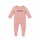 Je T'aime Print Footie