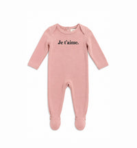 Je T'aime Print Footie