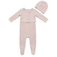 Footie, Cardigan & Hat Set Girls