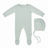 Knit Pointel Footie