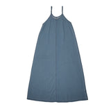 Denim Maxi Slip Dress