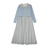 Floral Peter Pan Robe Cardigan