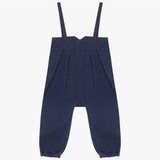 Yoke Detail Denim Romper
