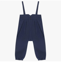 Yoke Detail Denim Romper