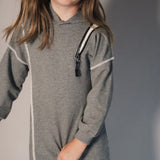 Open Zipper Dress