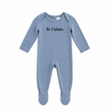 Je T'aime Print Footie