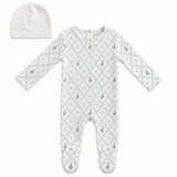 Goose Allover Print Footie Boy