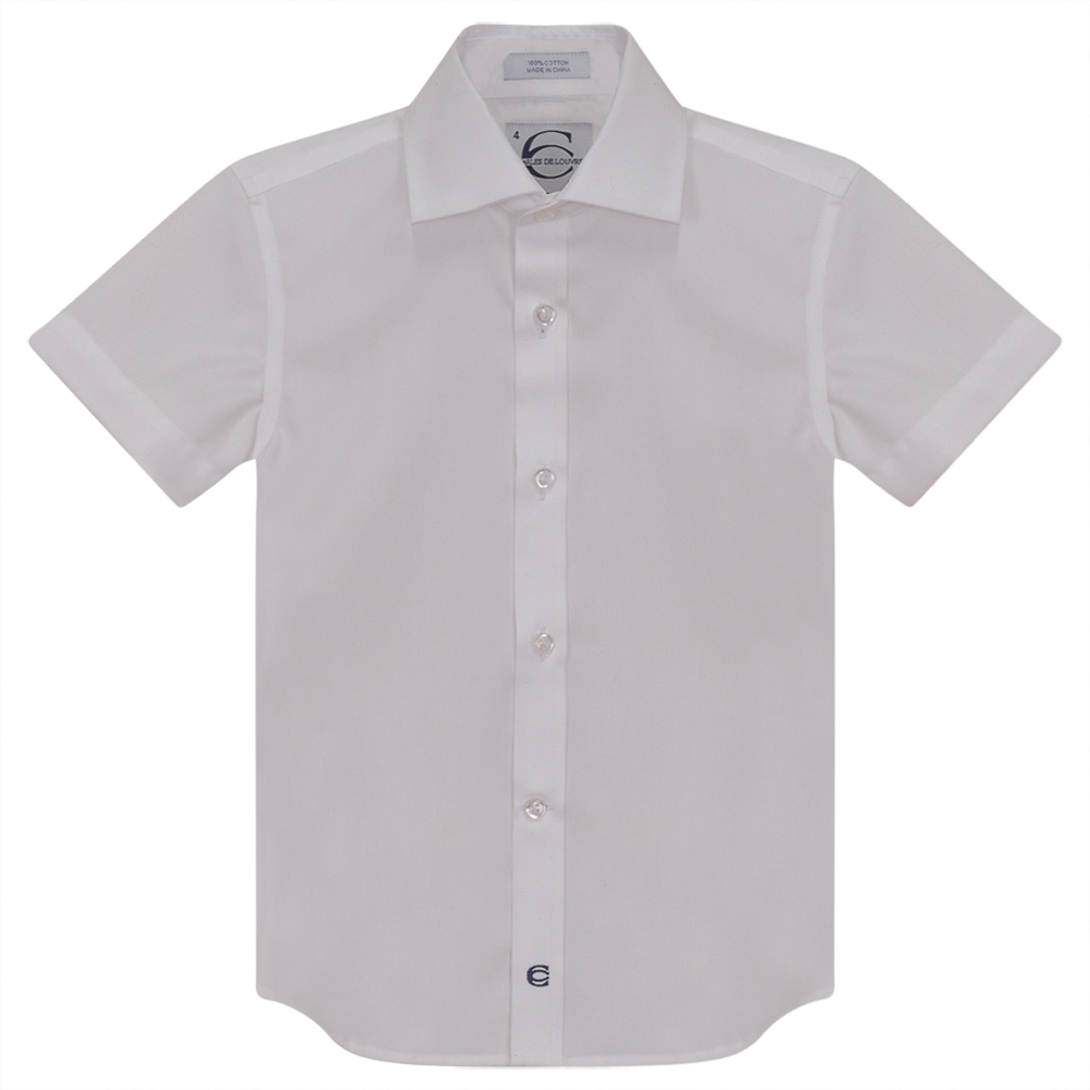 Boys Slim Fitting Short Sleeve Shirt