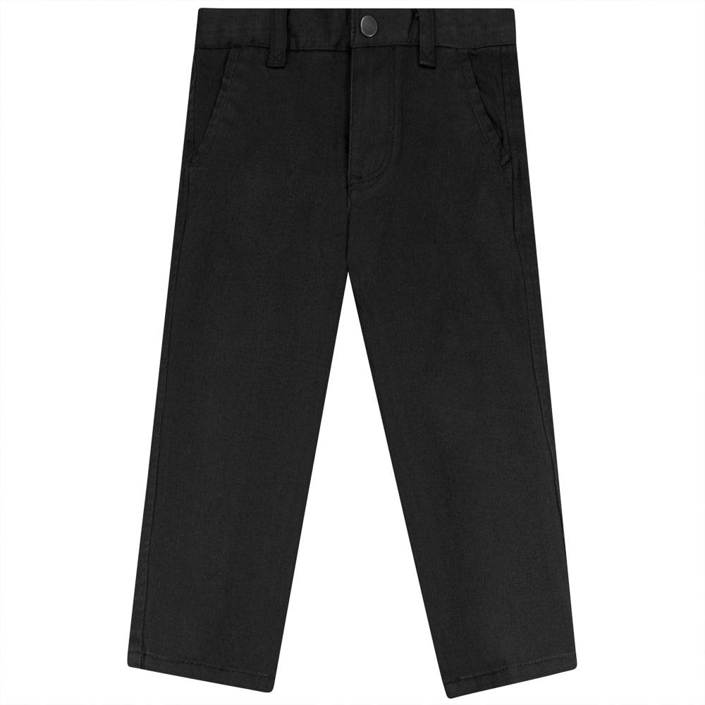 Boys Stretch Cotton Long Pants