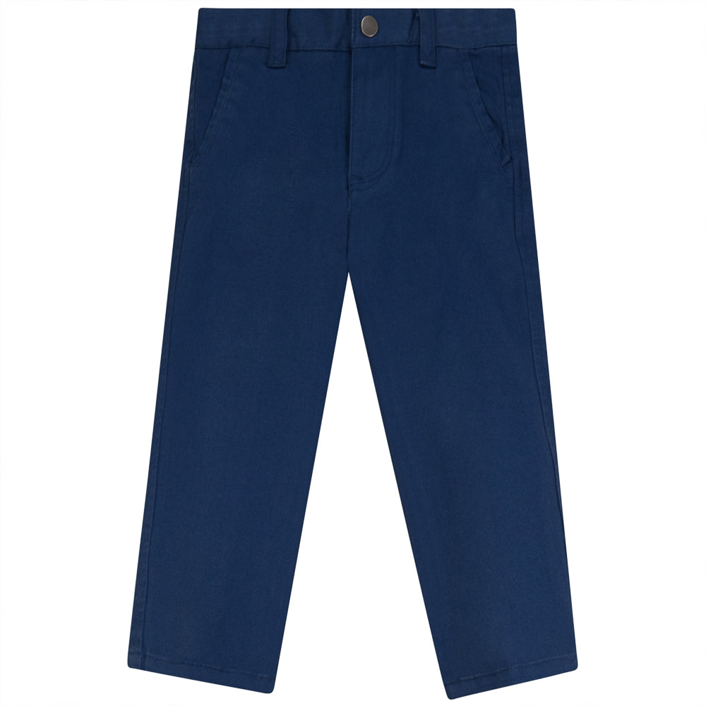 Boys Stretch Cotton Long Pants