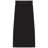 Soft Rib Long Straight Skirt