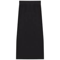 Soft Rib Long Straight Skirt