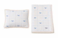 Boys Knit Blanket & Pillow Set