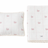Girls Knit Blanket & Pillow Set