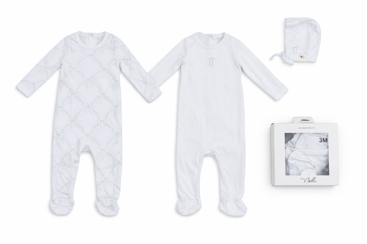 Baby Girls Pointelle Strechy Pack