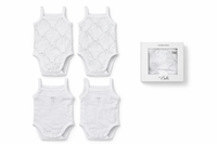 Baby Girls Solid Undershirts Pack