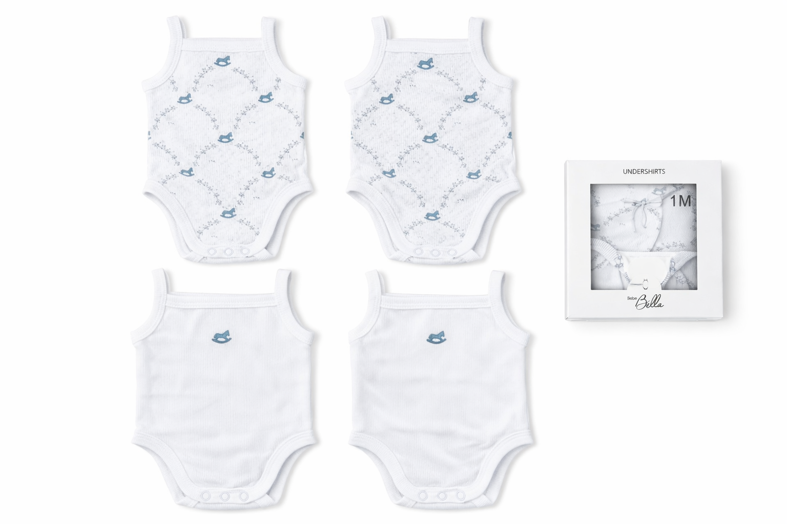 Baby Boy Soft Rib Undershirts Pack