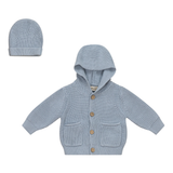 Baby Rib Hooded Jacket With Hat