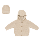 Baby Rib Hooded Jacket With Hat