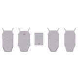 Baby Pointelle Undershirts With Cherry Print