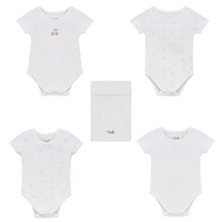 Baby Undershirts With Cherry Print