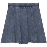Distressed Girls Short Panel Skirt