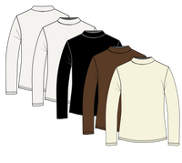 Jesey Kid Mock Neck Top