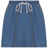 Girls Denim Panel Skirt