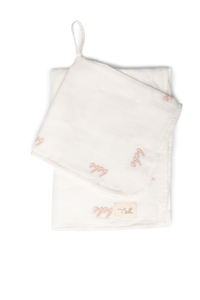 Bebe Embroidery Baby Swaddle And Lovely Set