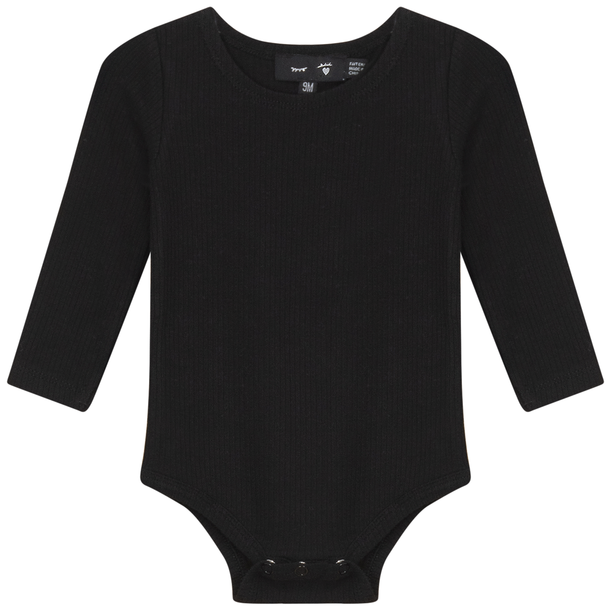 Pointelle Rib Baby Long Sleeve Onesie (FASHION)