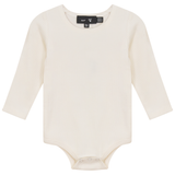 Pointelle Rib Baby Long Sleeve Onesie (FASHION)
