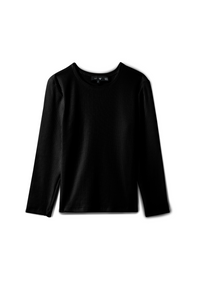 Girls Ribbed Long Sleeve Tshirt