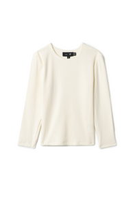 Girls Ribbed Long Sleeve Tshirt