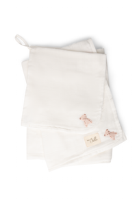 Embroidery Baby Swaddle And Lovey Set