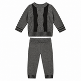 Boys Cable Knit Sweater Set