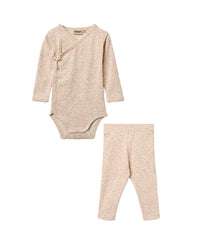 Baby Wraparound Chia With Leggings Set