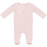 Baby Footie With Cherry Print At Chest