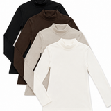 Jesey Kid Mock Neck Top