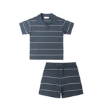 Chandler Knit Polo And Shorts Set
