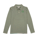 Summer Striped Long Sleeve Polo