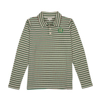Summer Striped Long Sleeve Polo