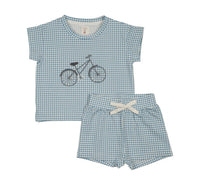 Gingham Bike Set