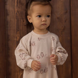 Raglan Jumpsuit Owls