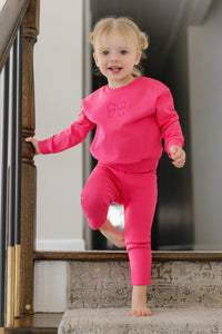 Bow Rhinestone Sweatset