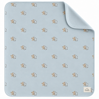 Bear & Bunny Print Blanket