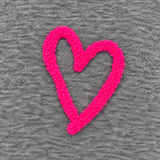 Heart Embroidered Sweatshirt