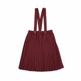 Knife Pleated Suspender Skirt